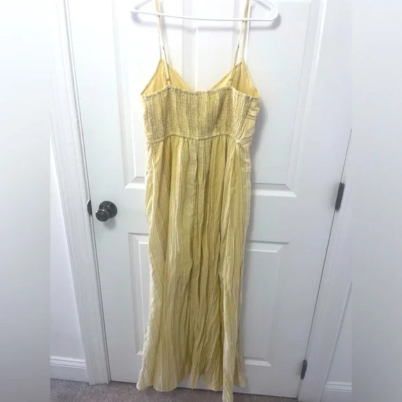 Blu Pepper Stripe Tie Front Empire Waist Maxi Dress - Picture 10 of 12